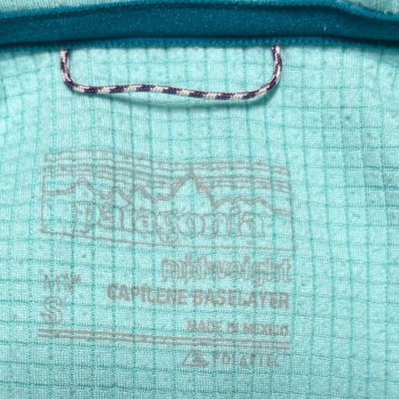 Patagonia Capilene Base Layer Half Zip Pullover Women's Size S - Picture 8 of 9